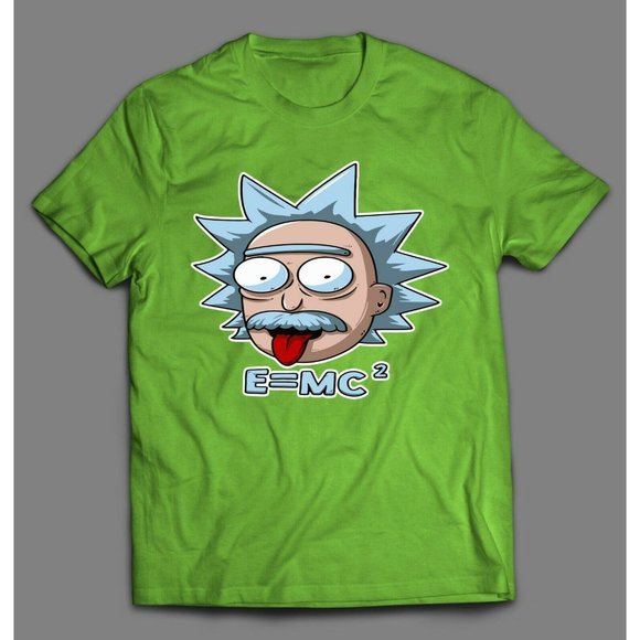 GILDAN Other - EINSTEIN RICK E=MC2 CARTOON SHIRT* MANY OPTIONS *